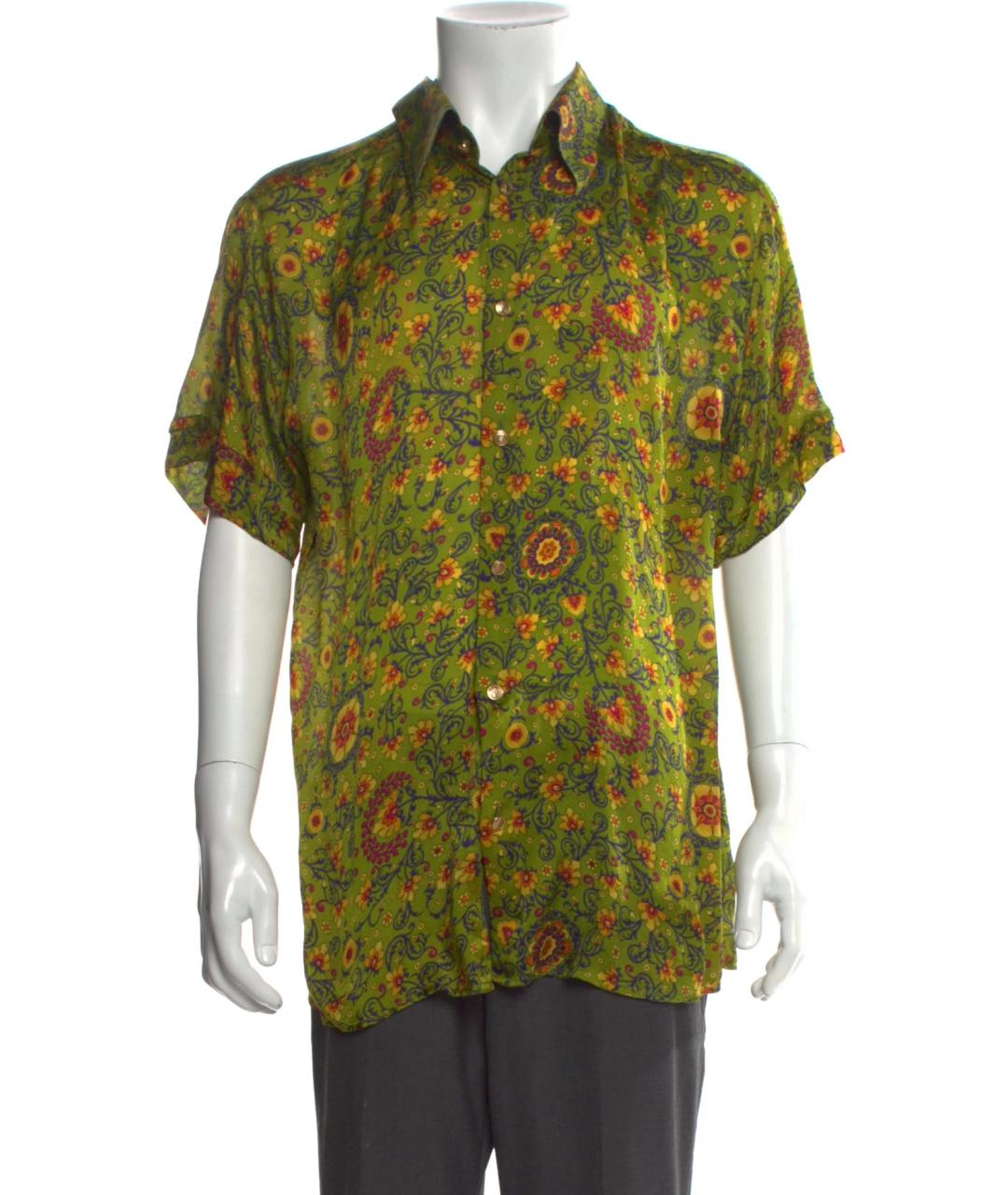 VERSACE Мульти шелковая рубашка, фото 3