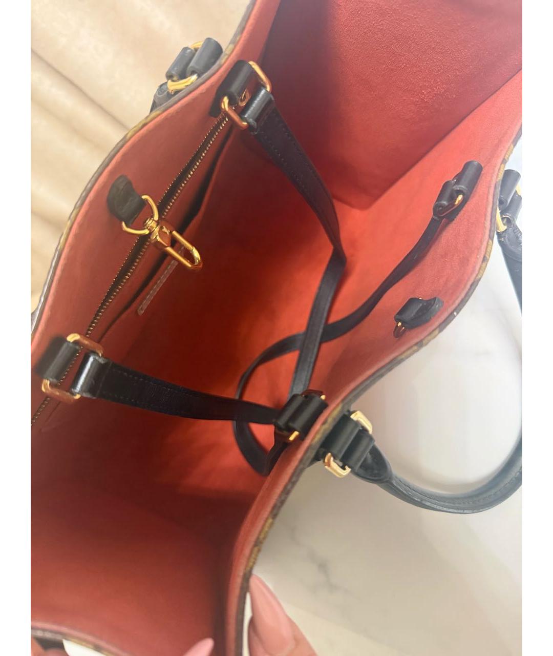 LOUIS VUITTON Коричневая сумка тоут, фото 4