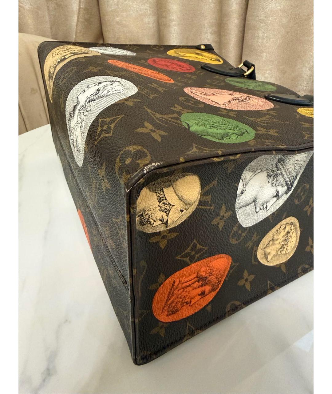 LOUIS VUITTON Коричневая сумка тоут, фото 7