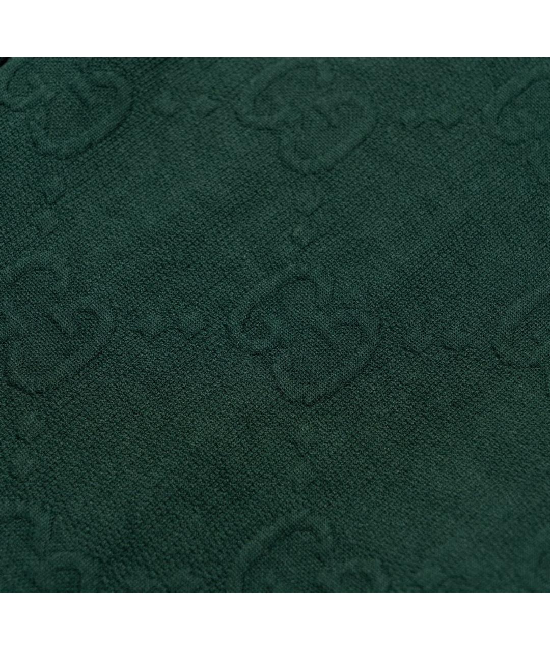 GUCCI Зеленые полиэстеровые повседневные брюки, фото 6