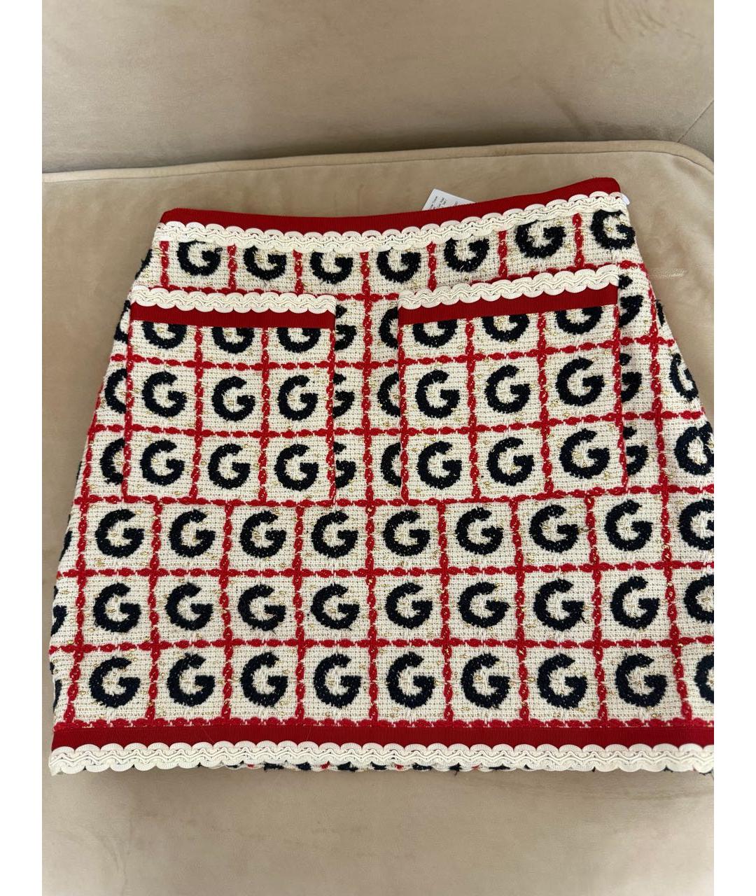 GUCCI Мульти хлопковый костюм с юбками, фото 4