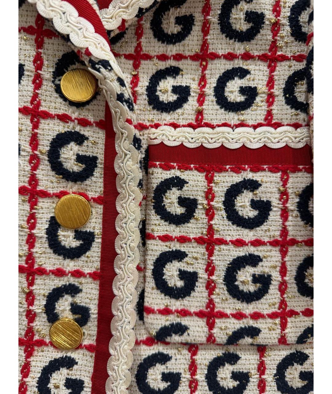 GUCCI Мульти хлопковый костюм с юбками, фото 6