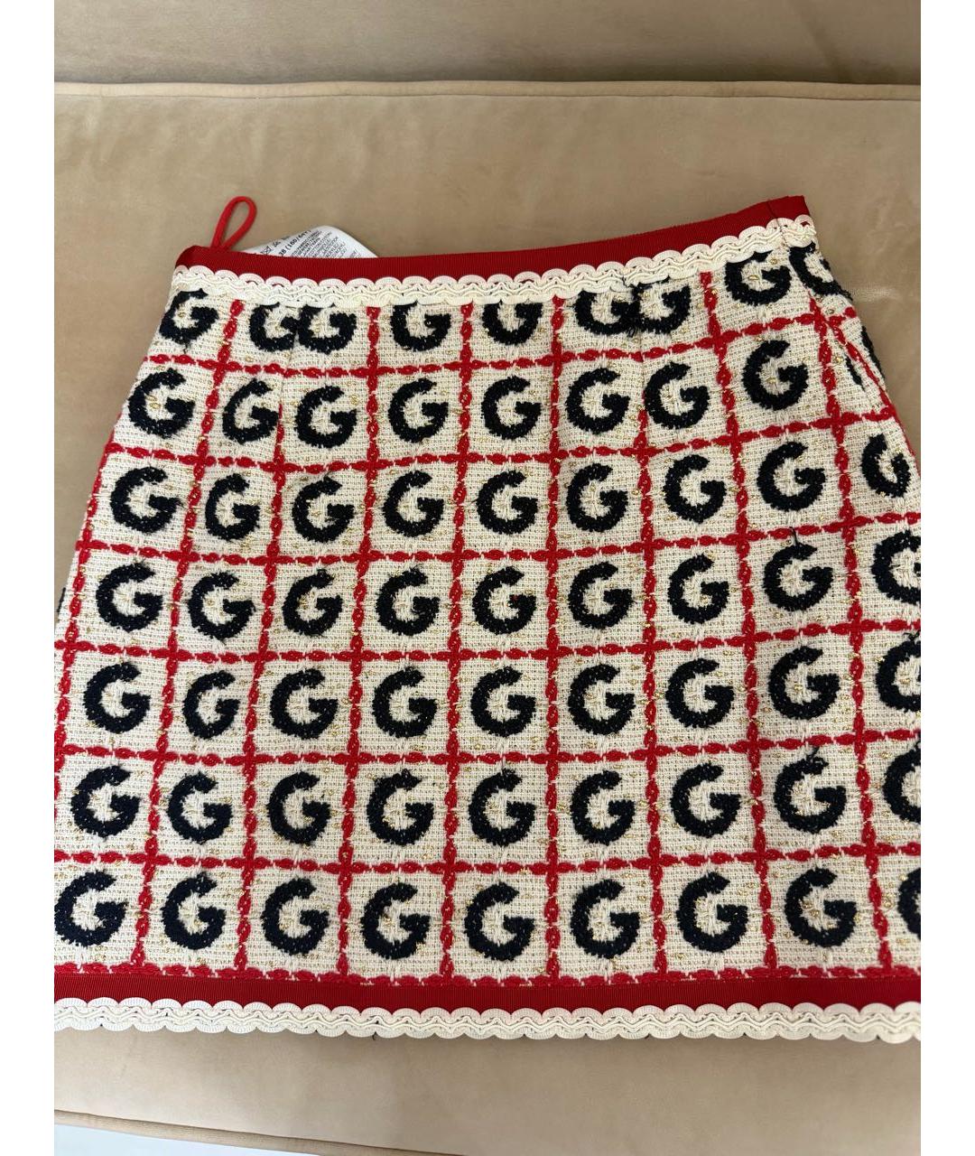 GUCCI Мульти хлопковый костюм с юбками, фото 5