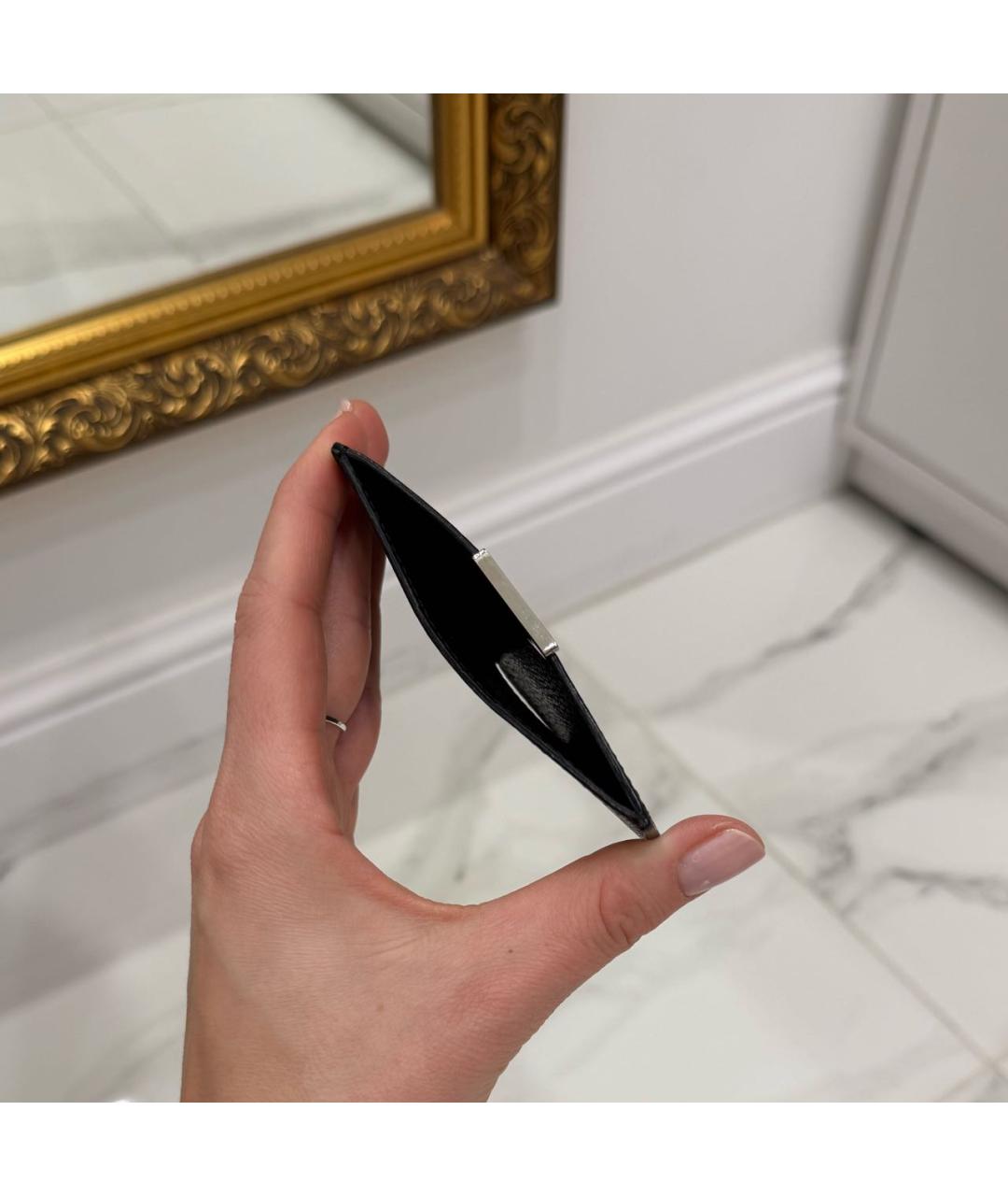 BRIONI Черный кожаный кардхолдер, фото 4