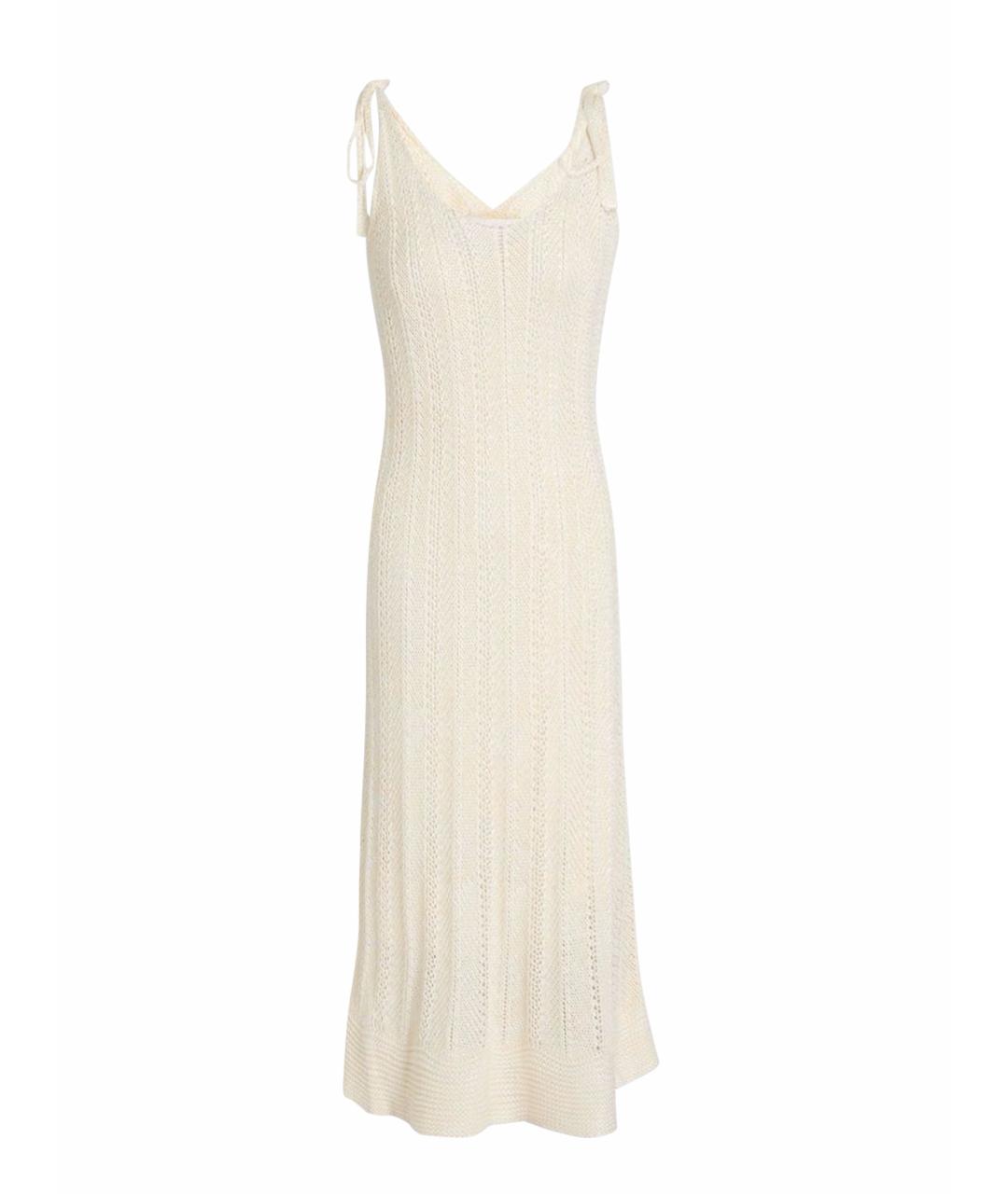 ZIMMERMANN Бежевый хлопко-эластановый сарафан, фото 1