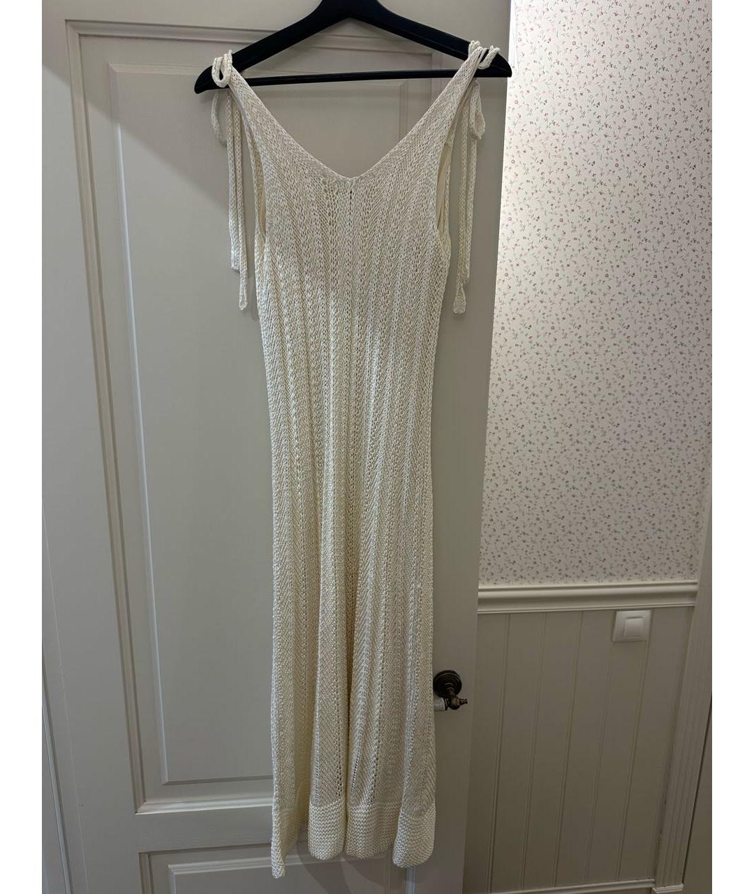 ZIMMERMANN Бежевый хлопко-эластановый сарафан, фото 4