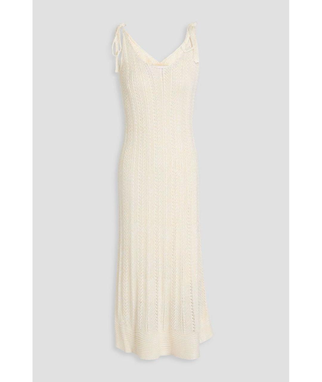 ZIMMERMANN Бежевый хлопко-эластановый сарафан, фото 7