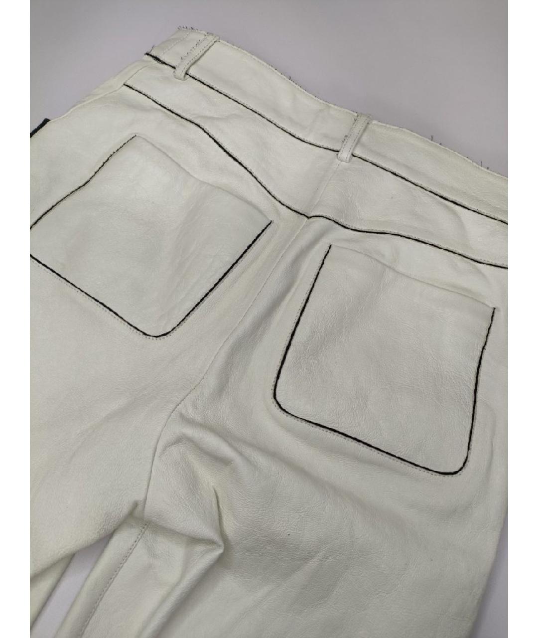 CHANEL Белые кожаные шорты, фото 3