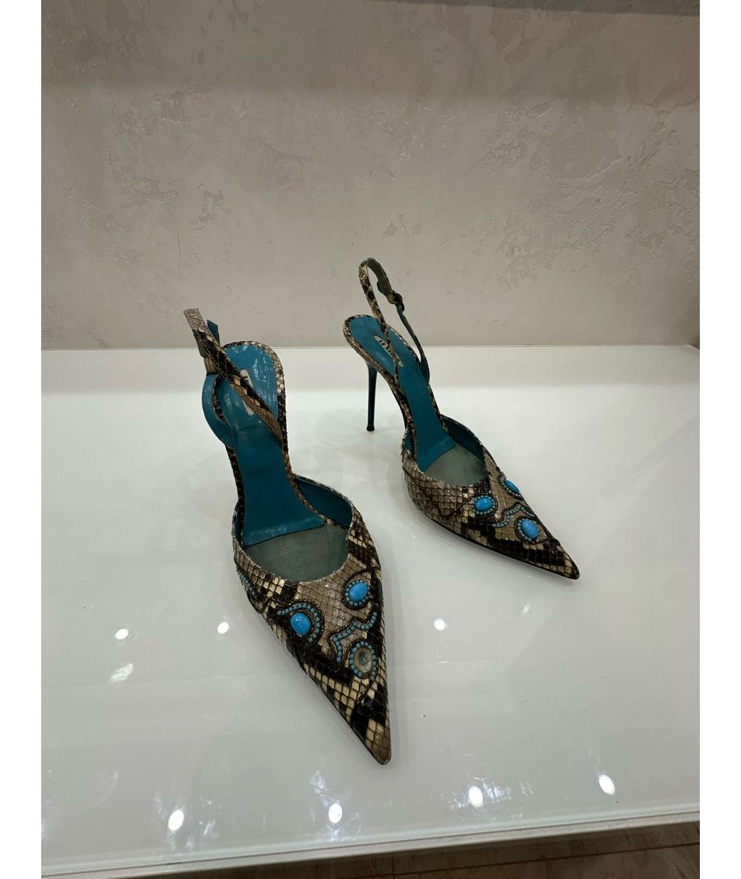 LE SILLA Мульти туфли из экзотической кожи, фото 2