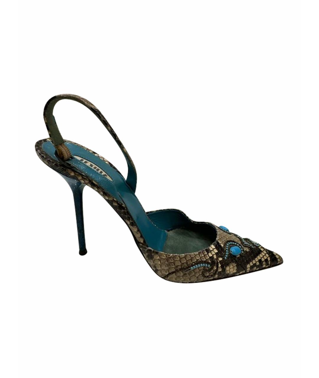 LE SILLA Мульти туфли из экзотической кожи, фото 3