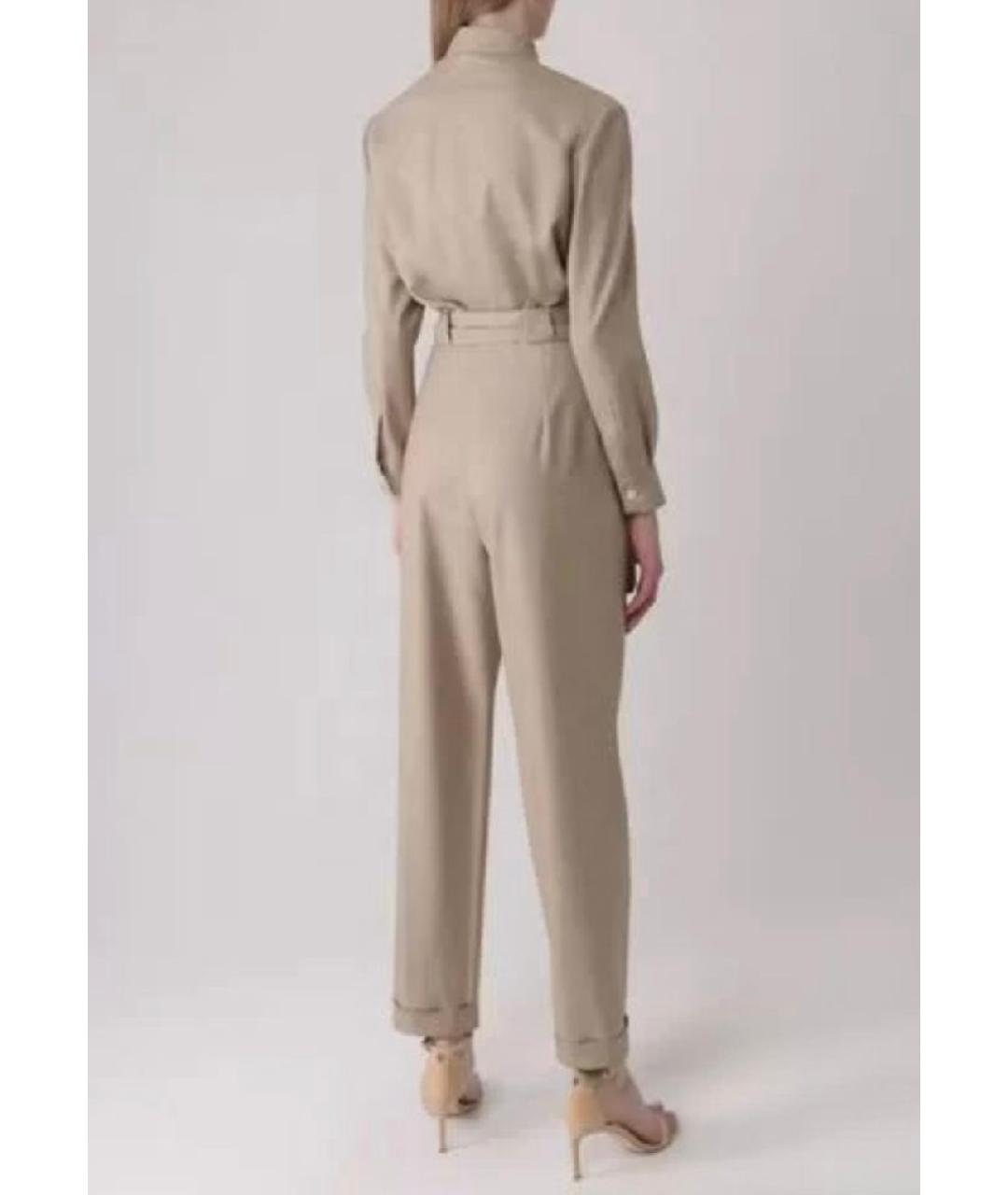 KITON Бежевый шерстяной комбинезон, фото 2