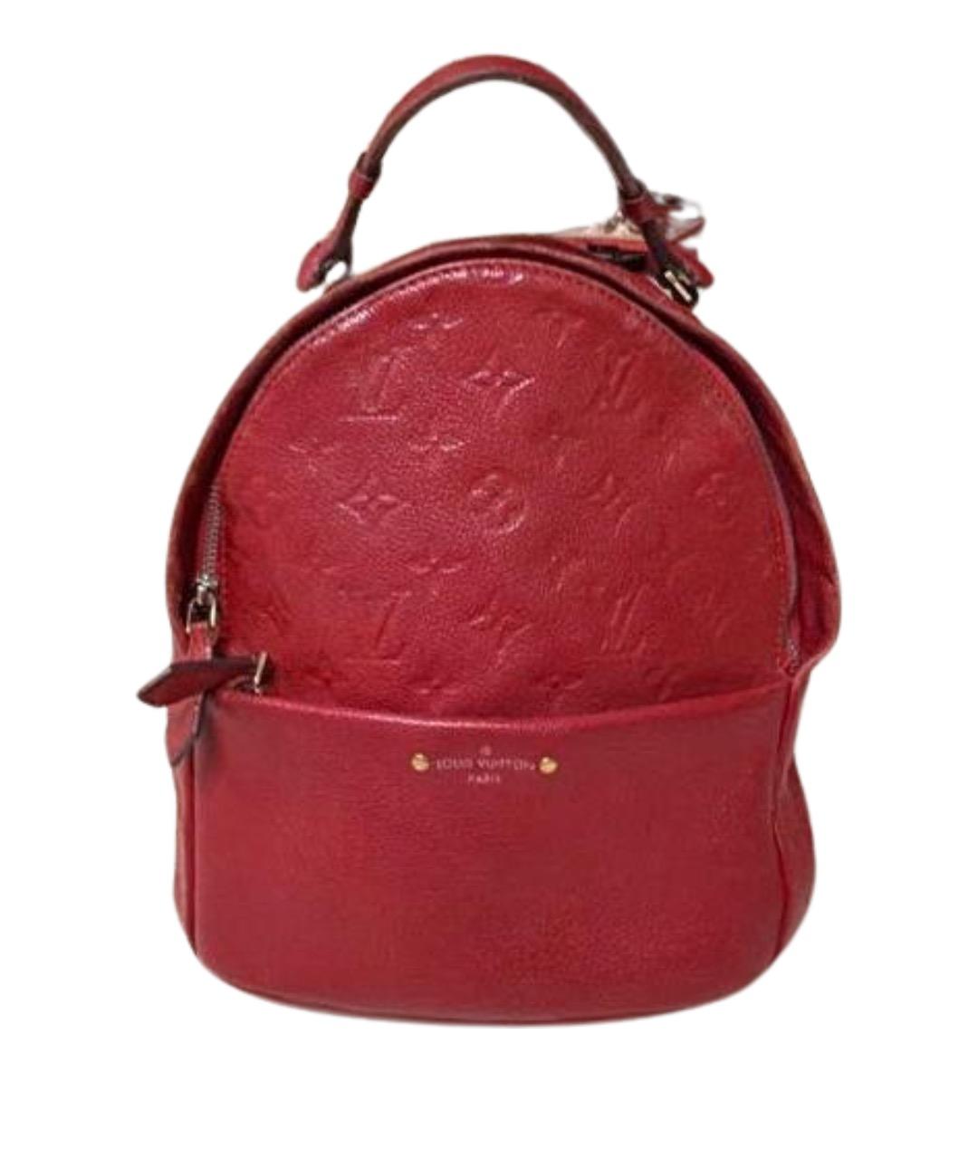 LOUIS VUITTON Красный кожаный рюкзак, фото 1