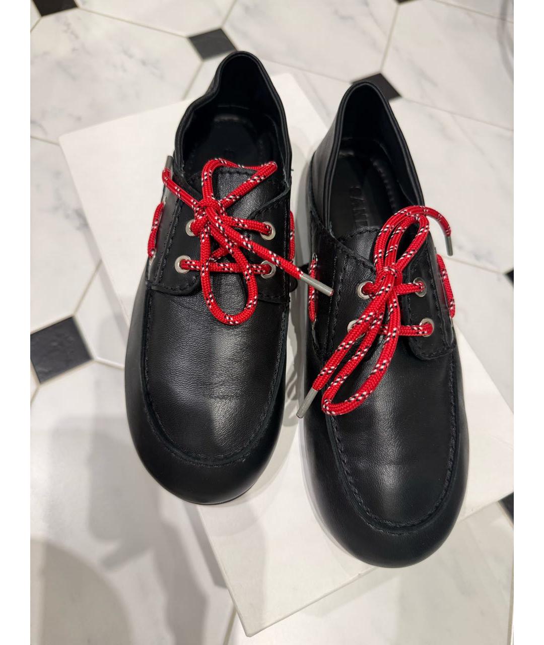 SANDRO Черные кожаные лоферы, фото 2