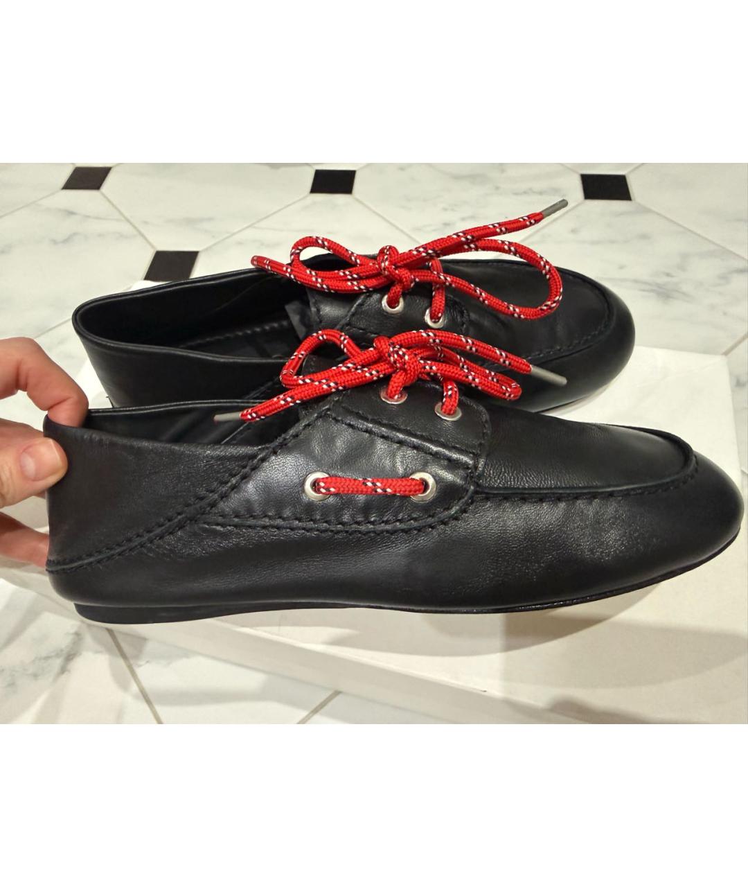 SANDRO Черные кожаные лоферы, фото 3