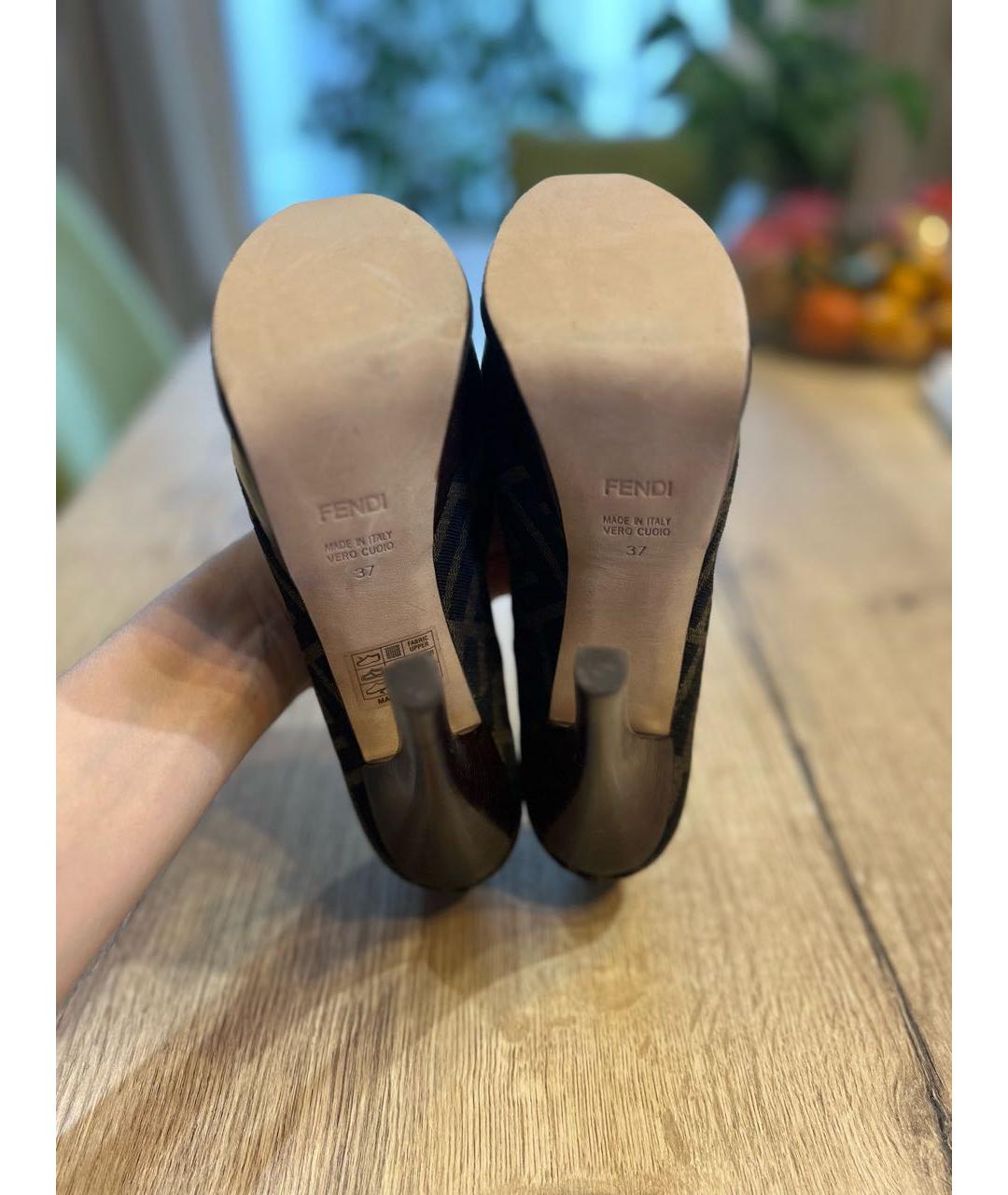 FENDI Коричневые туфли, фото 6