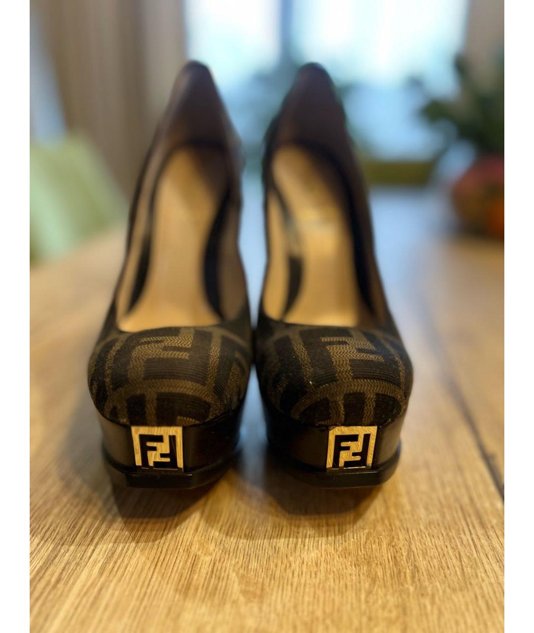 FENDI Коричневые туфли, фото 2