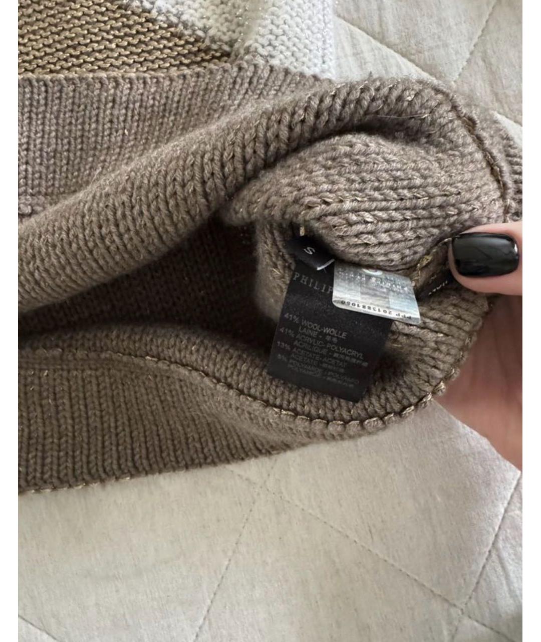 PHILIPP PLEIN Мульти шерстяной джемпер / свитер, фото 4