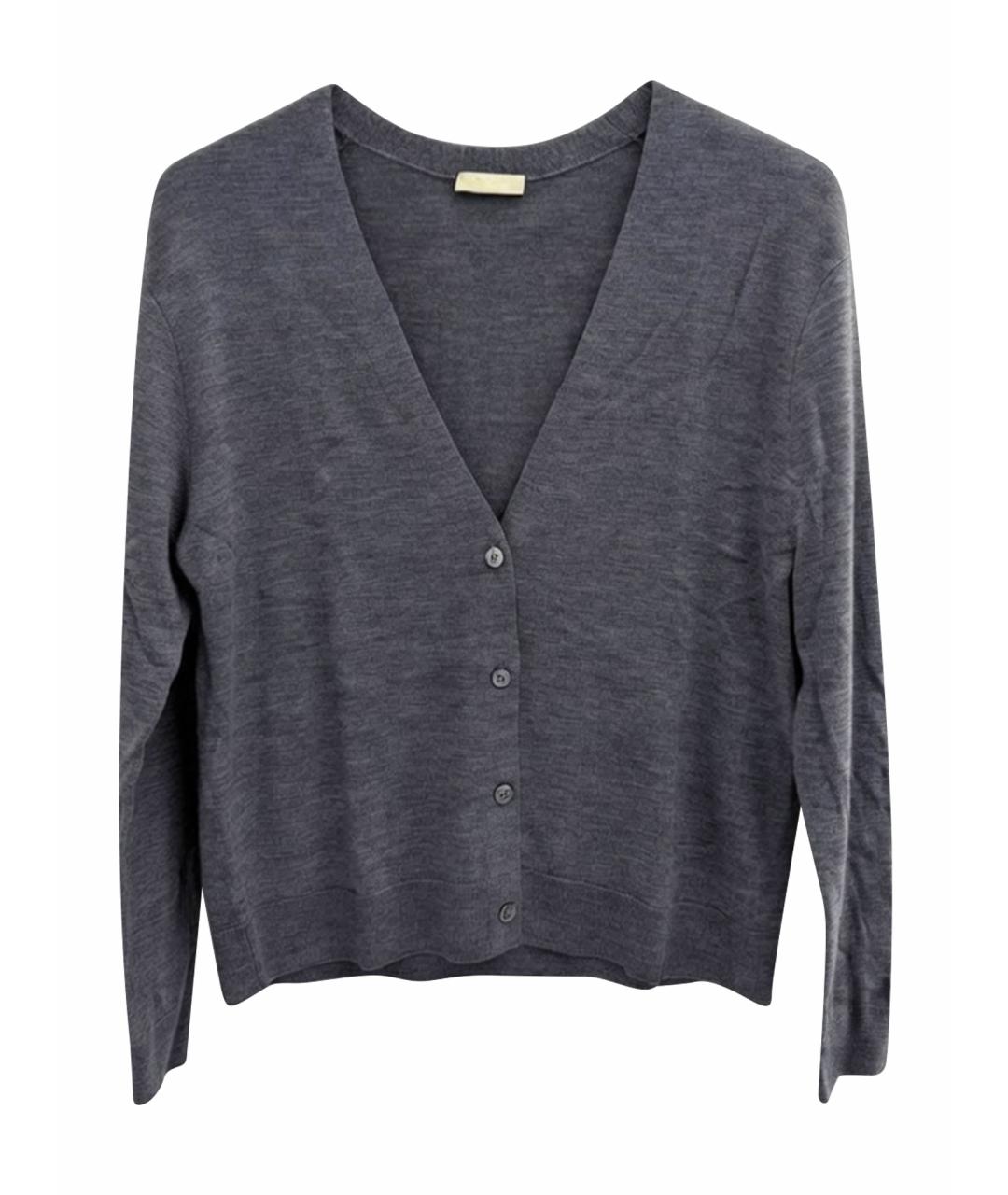 12 STOREEZ Серый кашемировый кардиган, фото 1