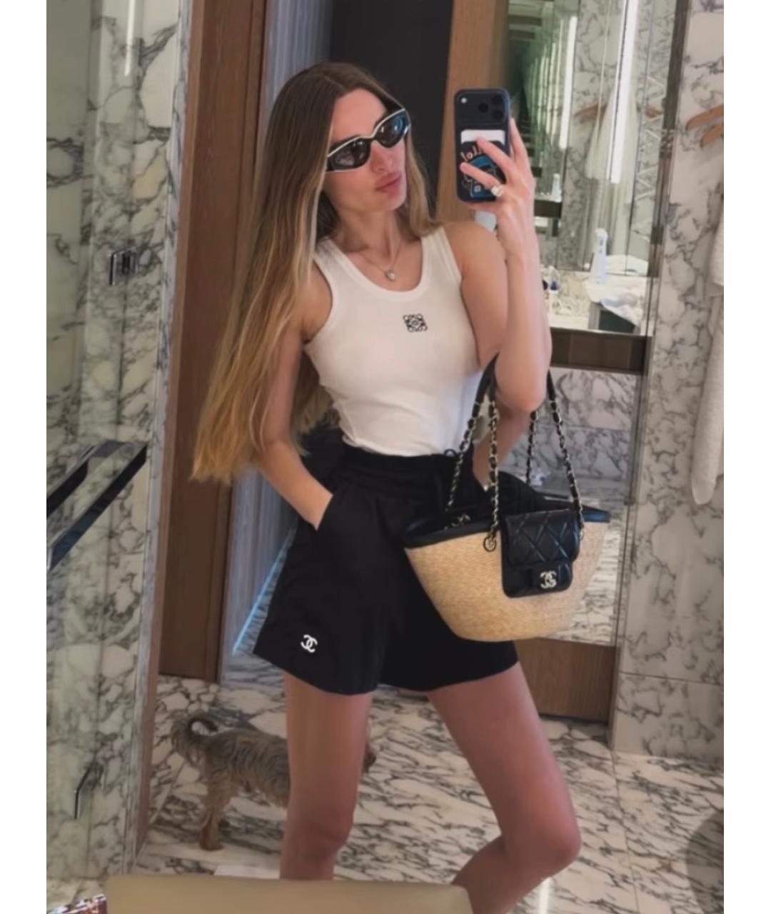 LOEWE Белая хлопковая майка, фото 7