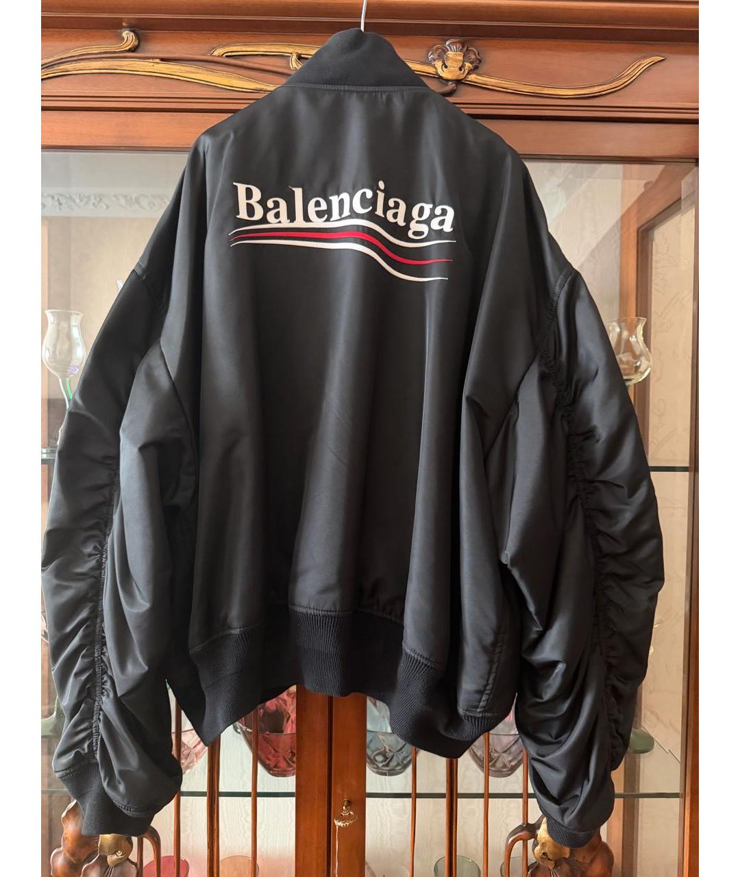 BALENCIAGA Черная куртка, фото 2