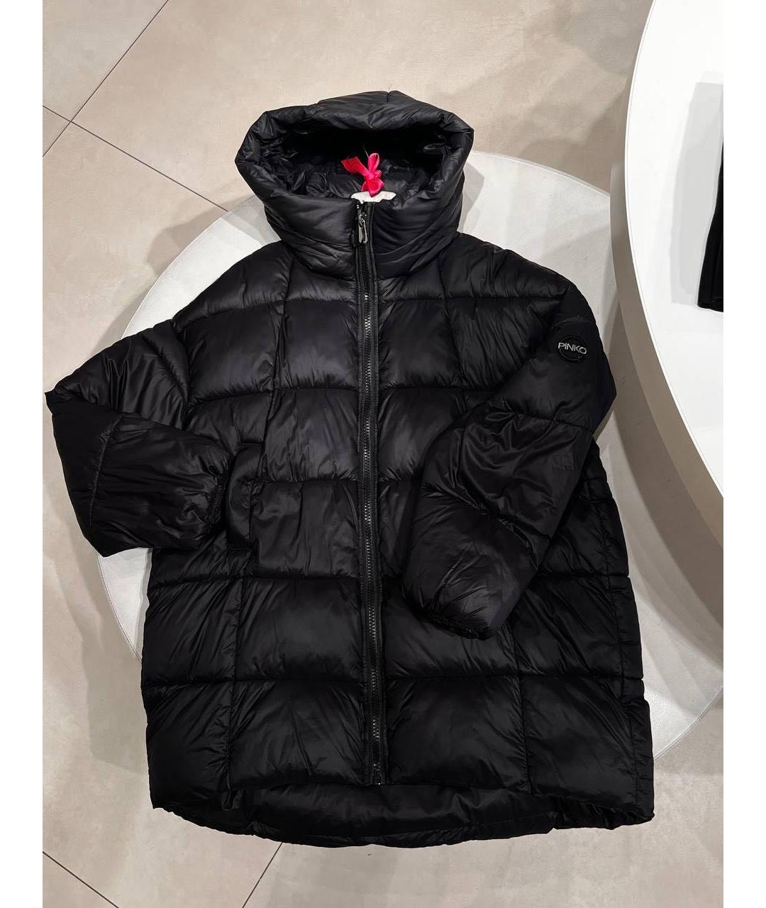 PINKO Черный пуховик, фото 4