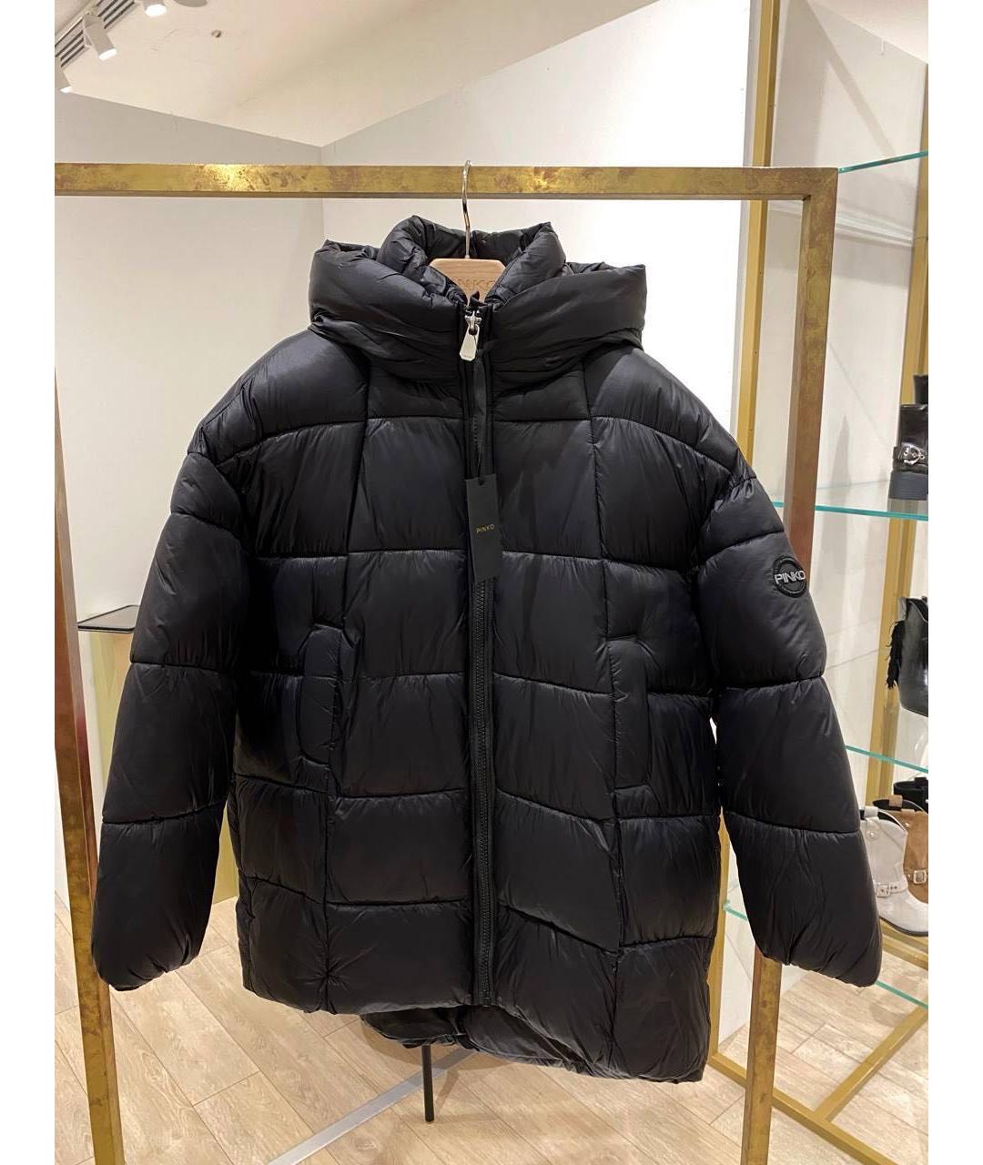 PINKO Черный пуховик, фото 3