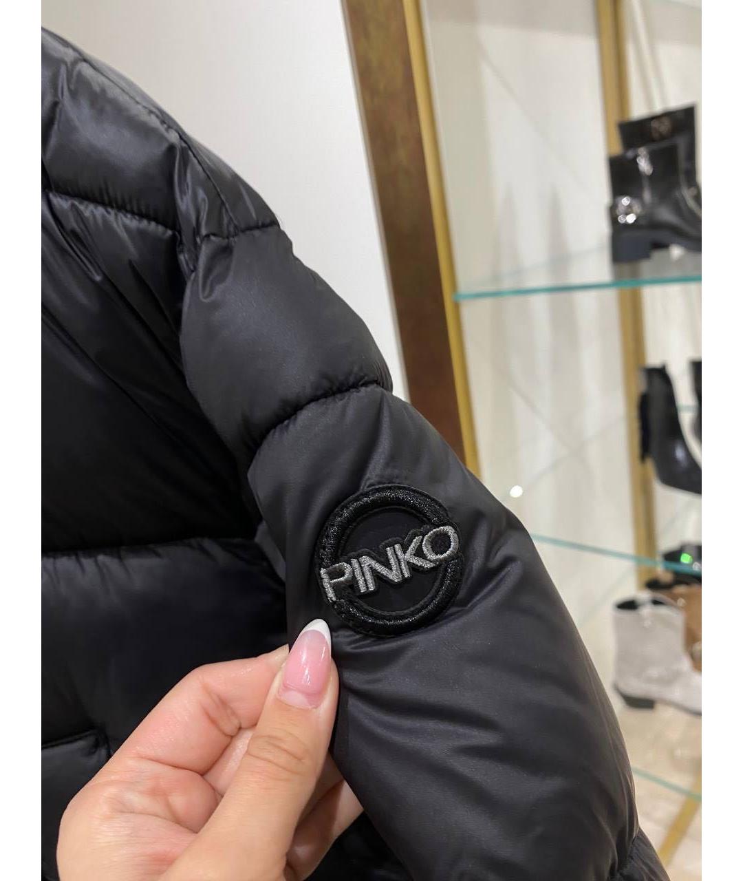 PINKO Черный пуховик, фото 2