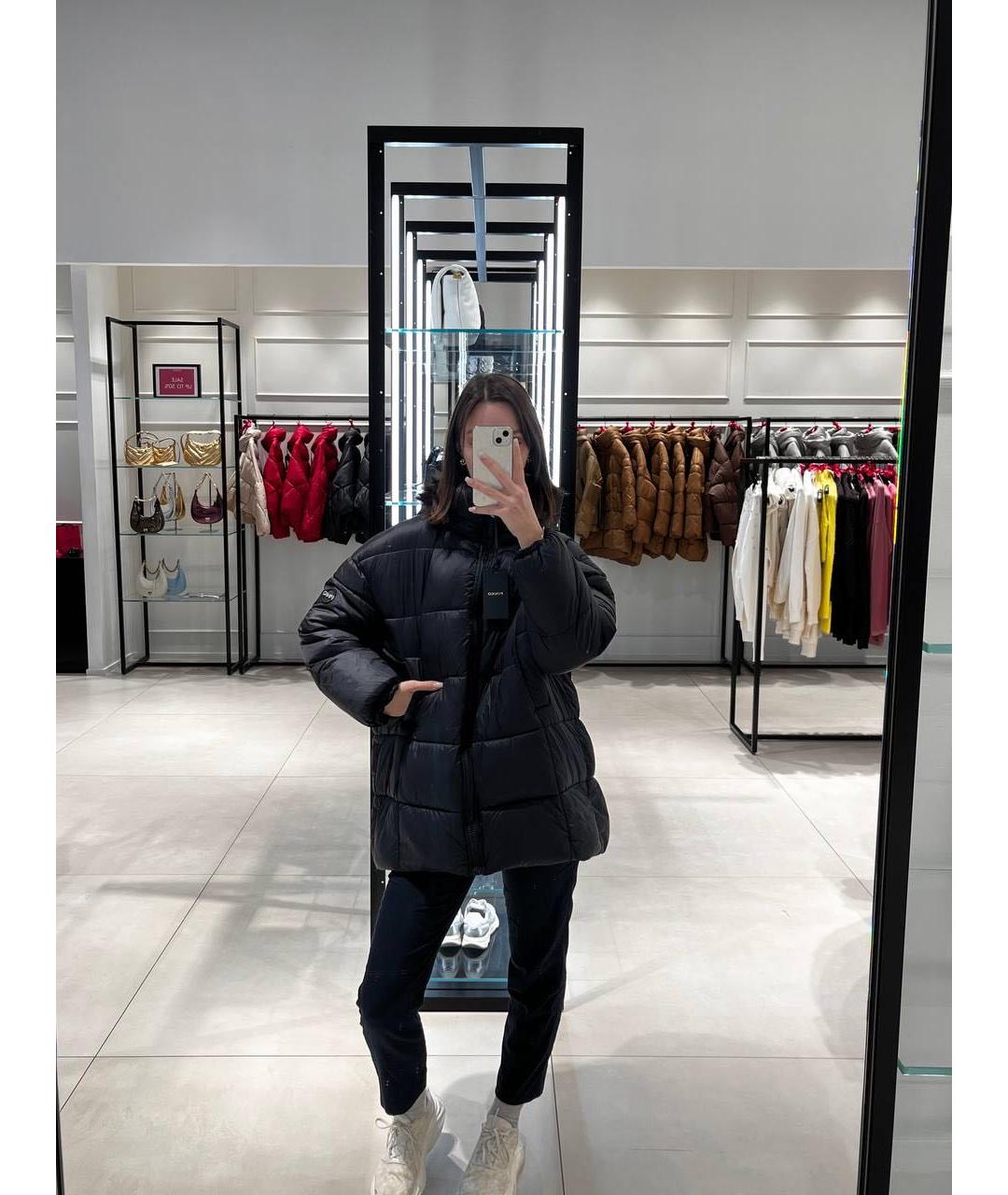 PINKO Черный пуховик, фото 5