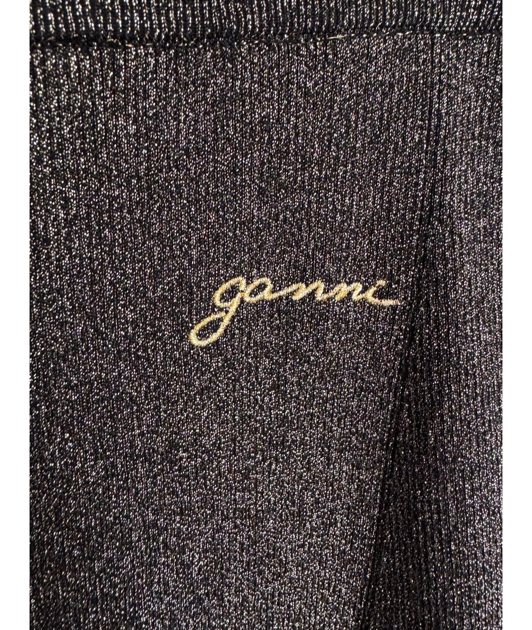 GANNI Черная юбка миди, фото 3