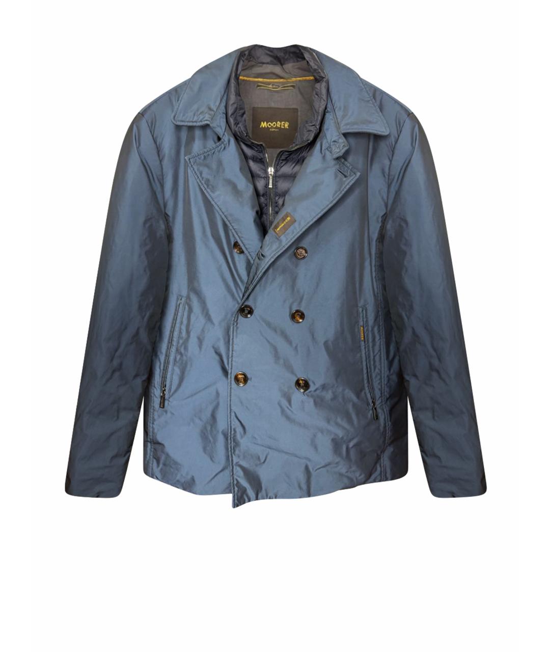 MOORER Темно-синяя куртка, фото 1