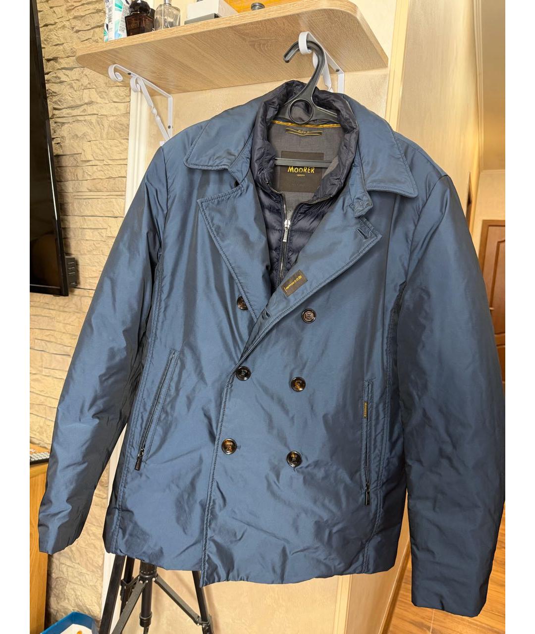 MOORER Темно-синяя куртка, фото 8
