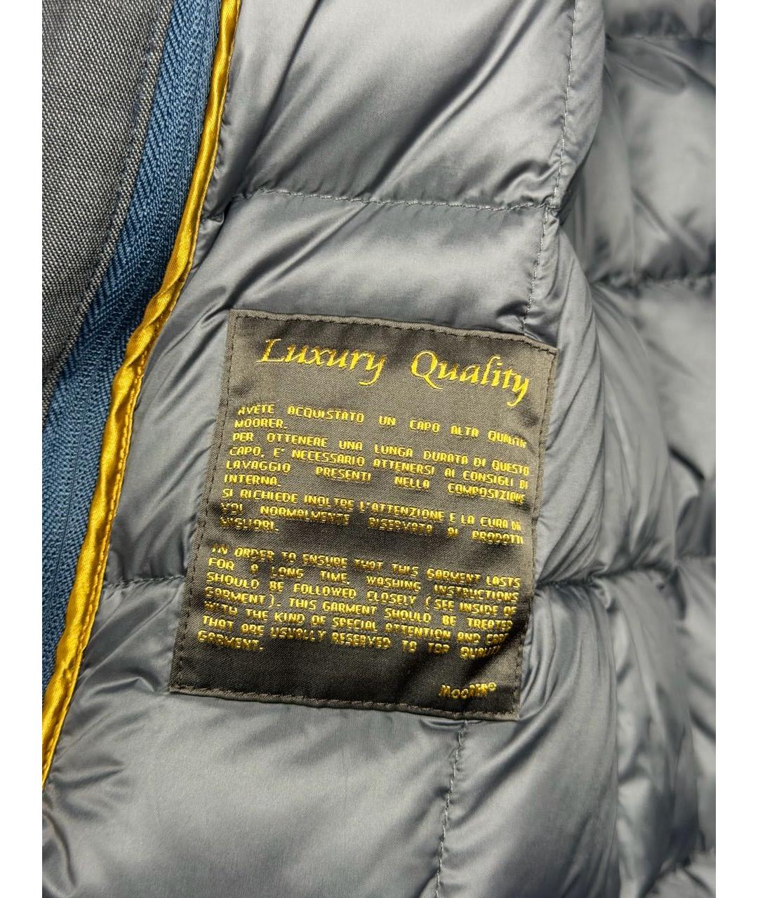MOORER Темно-синяя куртка, фото 7
