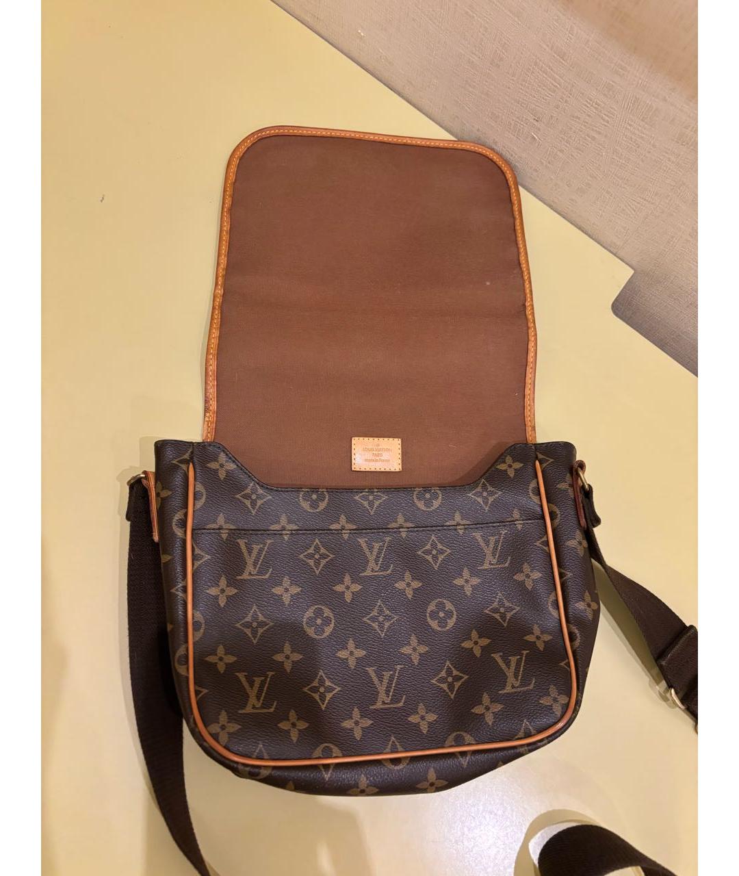 LOUIS VUITTON Коричневая сумка на плечо, фото 3