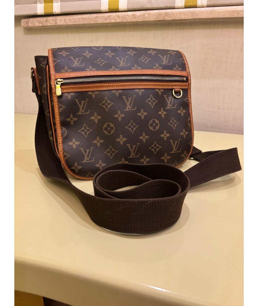 LOUIS VUITTON Коричневая сумка на плечо, фото 8