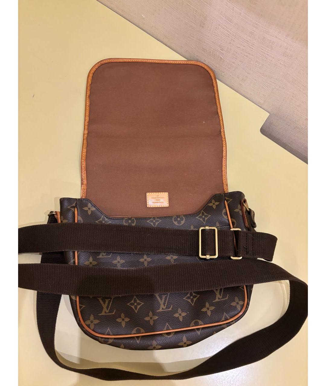 LOUIS VUITTON Коричневая сумка на плечо, фото 6