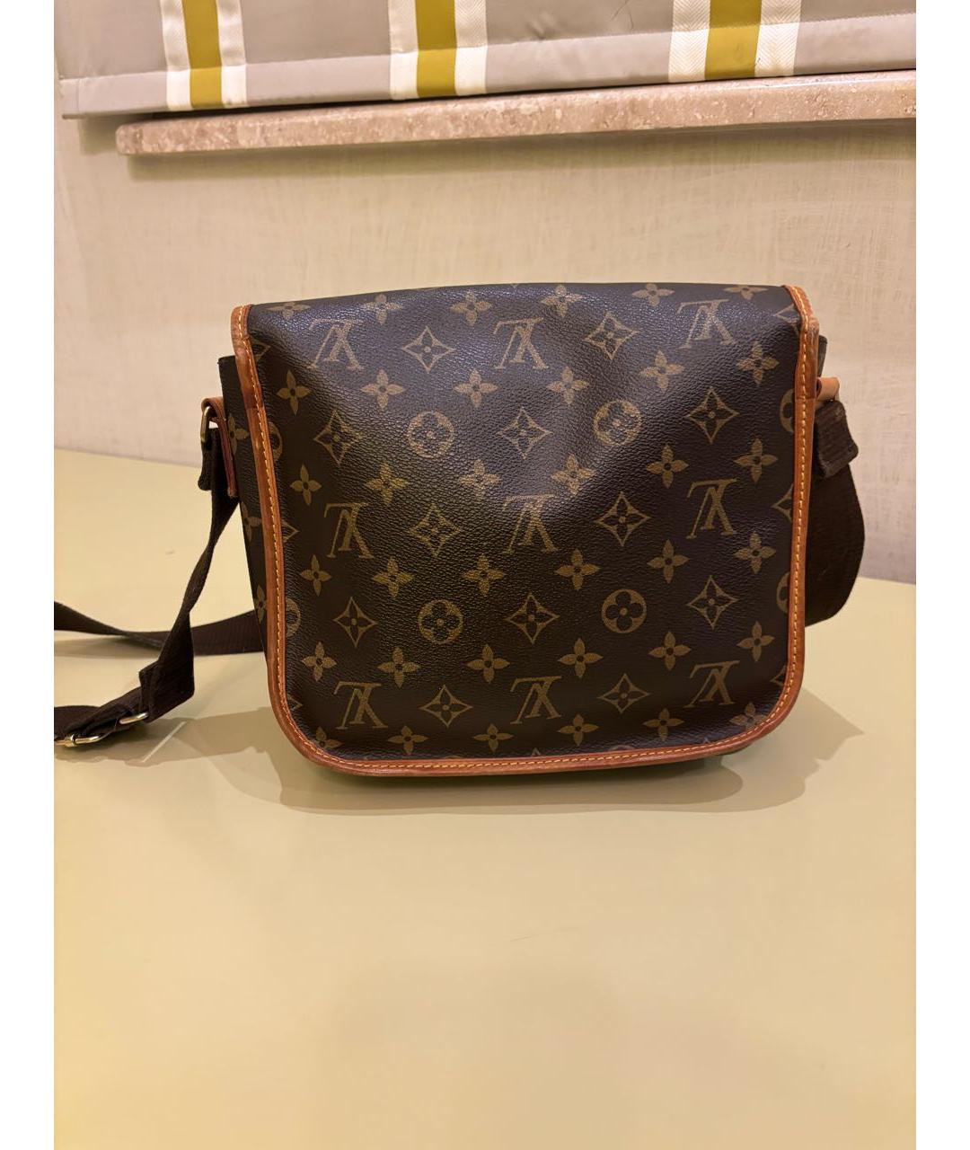 LOUIS VUITTON Коричневая сумка на плечо, фото 2