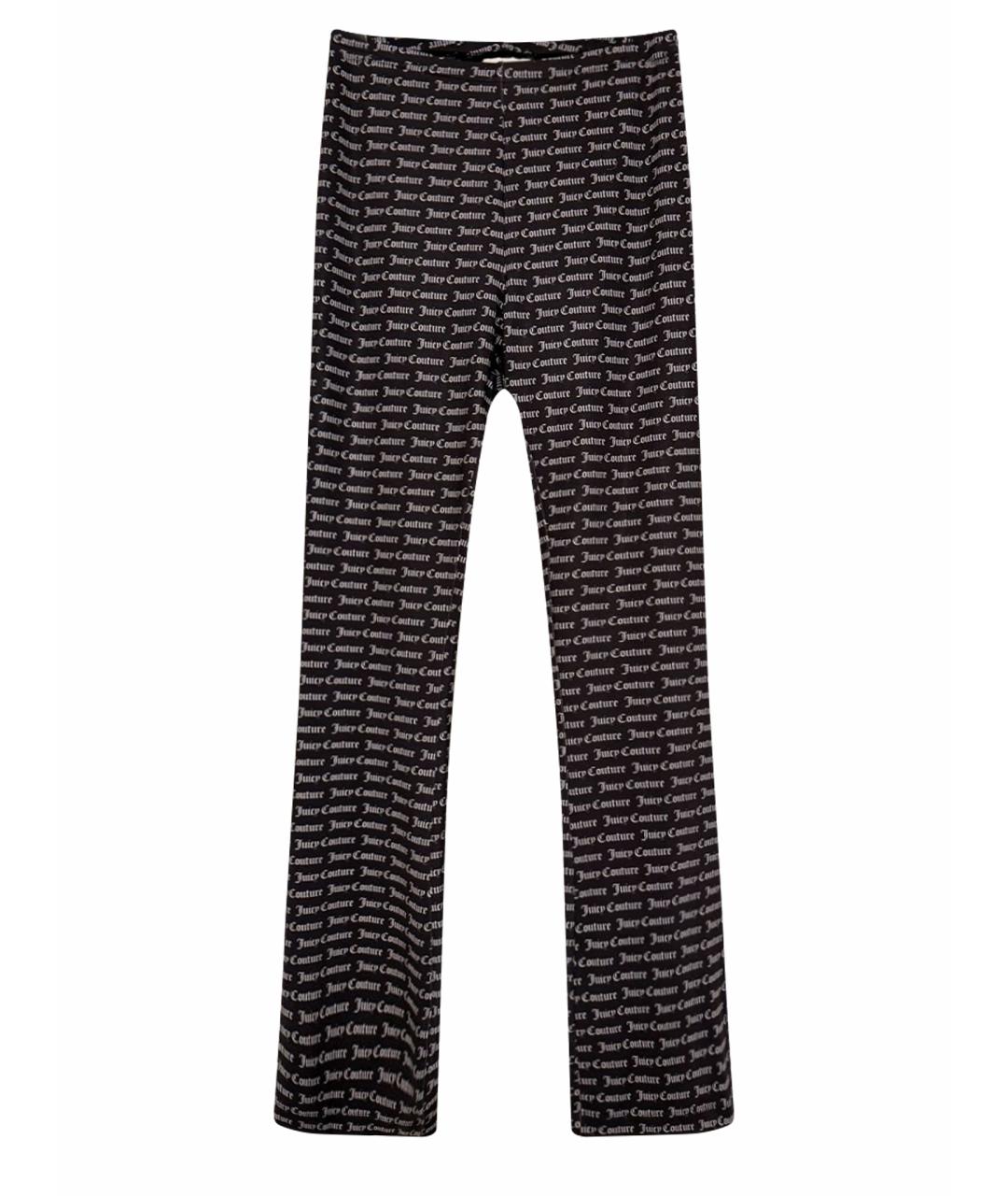 JUICY COUTURE Черные полиэстеровые спортивные брюки и шорты, фото 1