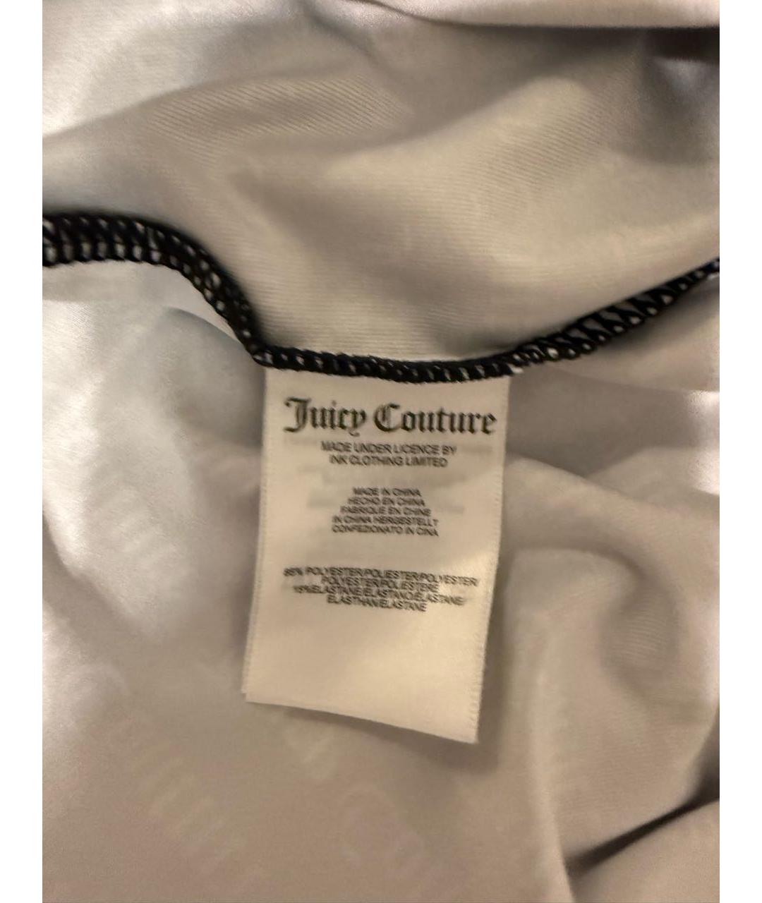 JUICY COUTURE Черные полиэстеровые спортивные брюки и шорты, фото 4