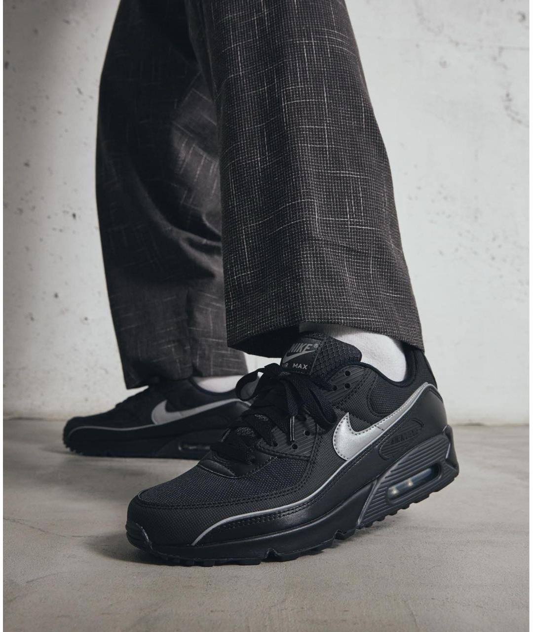 NIKE Черные низкие кроссовки / кеды, фото 7