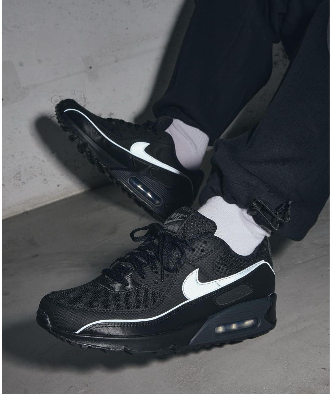 NIKE Черные низкие кроссовки / кеды, фото 6