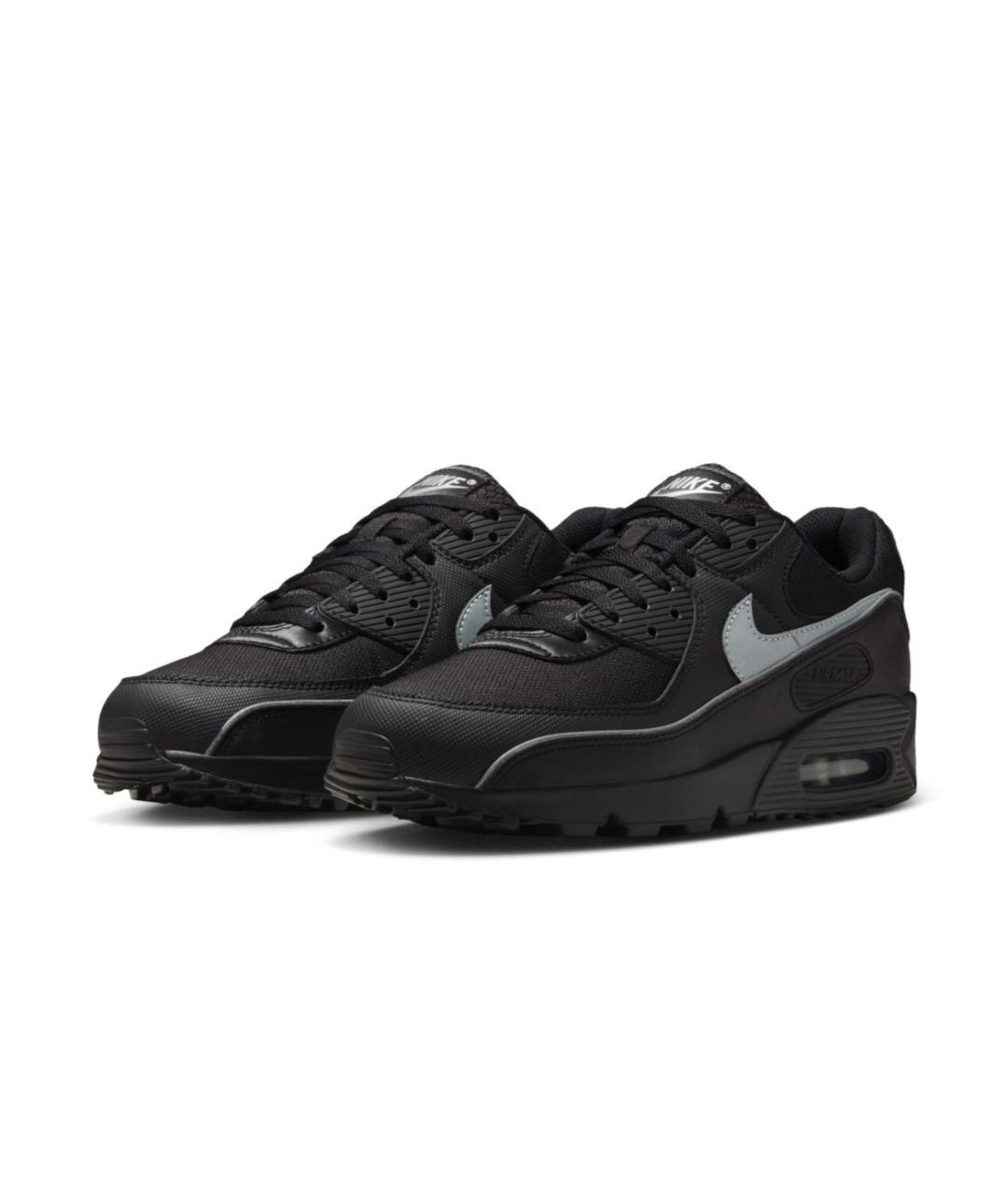 NIKE Черные низкие кроссовки / кеды, фото 2