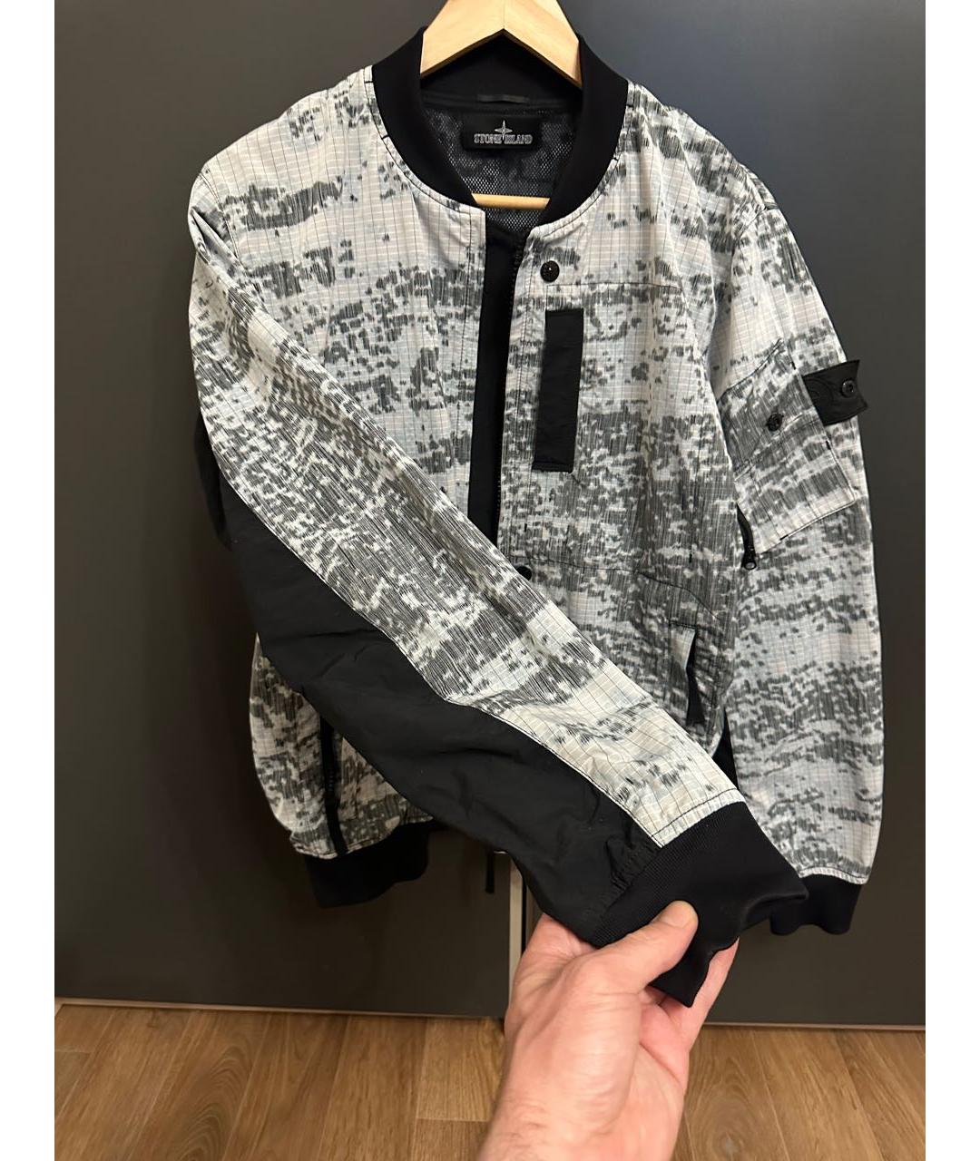 STONE ISLAND SHADOW PROJECT Серая полиамидовая куртка, фото 4