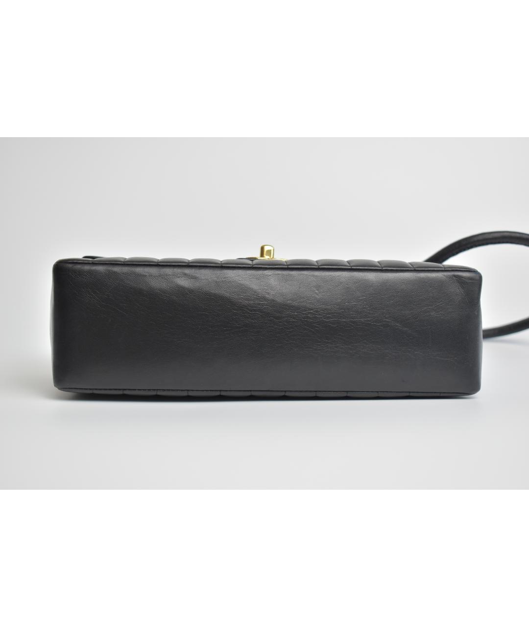 CHANEL Черная кожаная сумка через плечо, фото 5