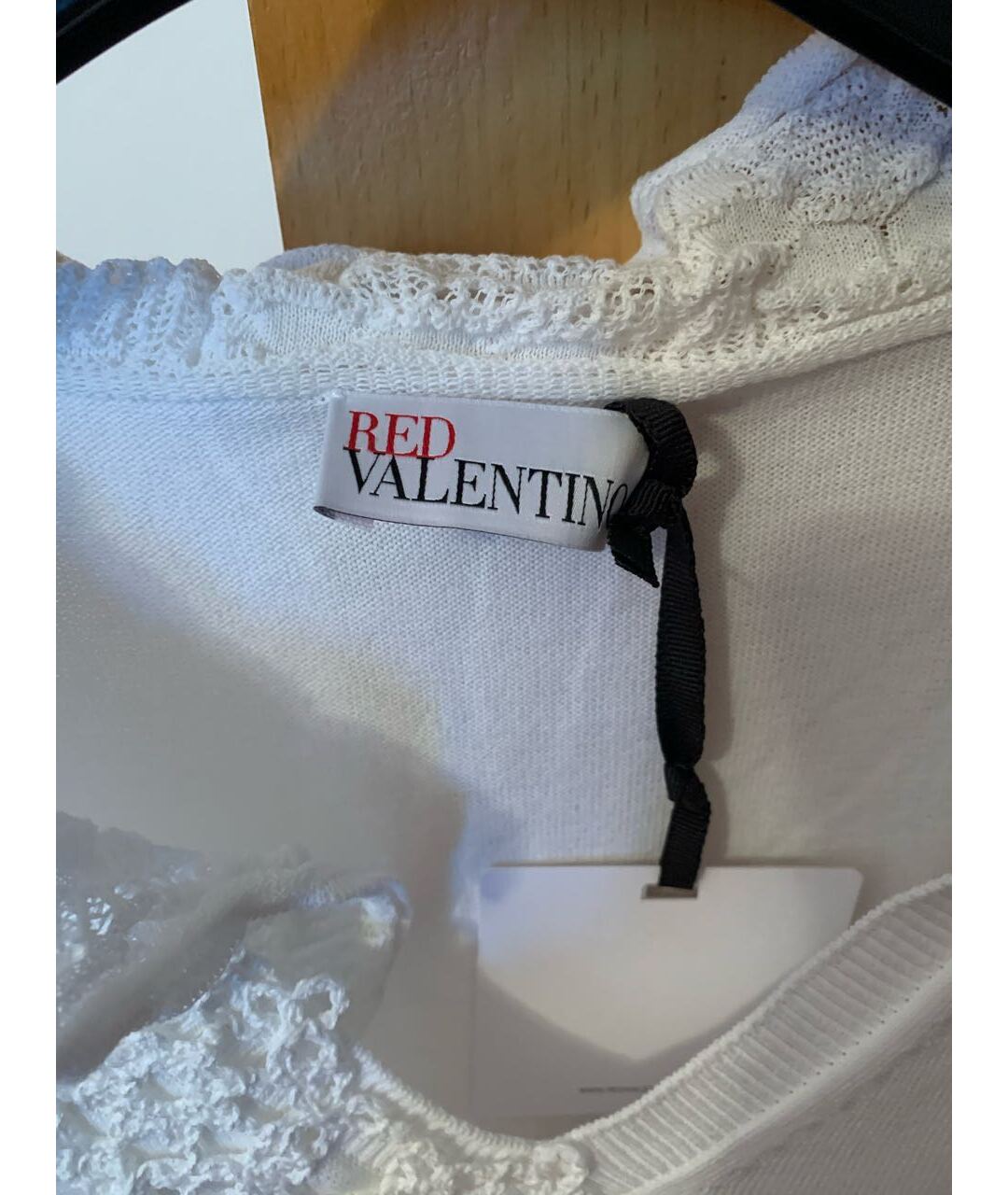 RED VALENTINO Белый джемпер / свитер, фото 2
