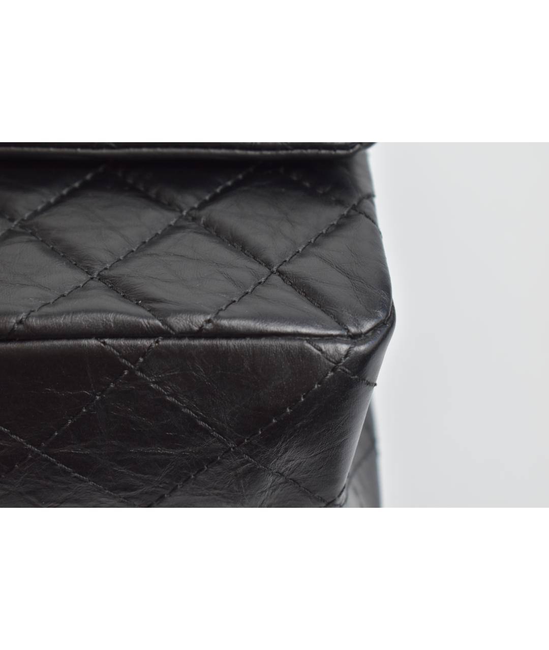 CHANEL Черная кожаная сумка через плечо, фото 7