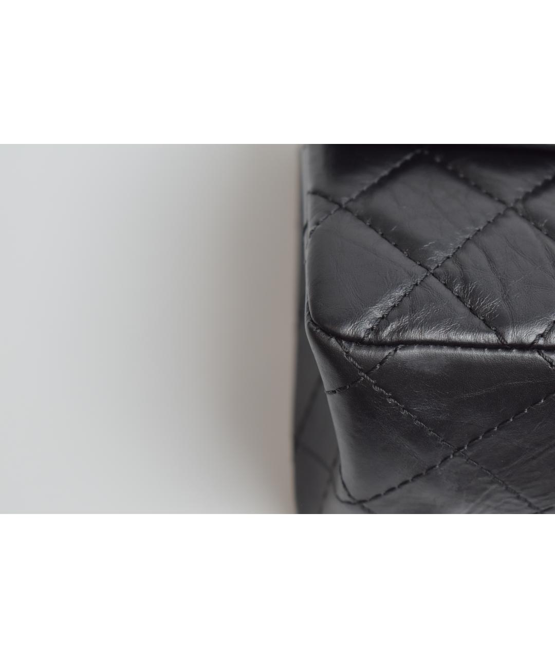 CHANEL Черная кожаная сумка через плечо, фото 6