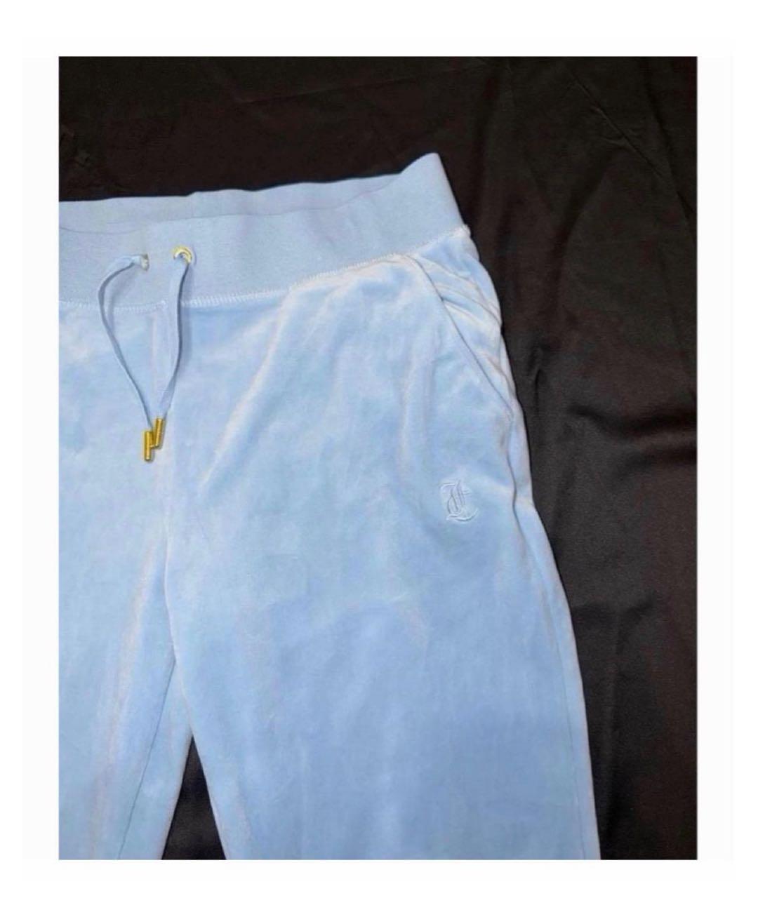 JUICY COUTURE Голубой полиэстеровый костюм с брюками, фото 6