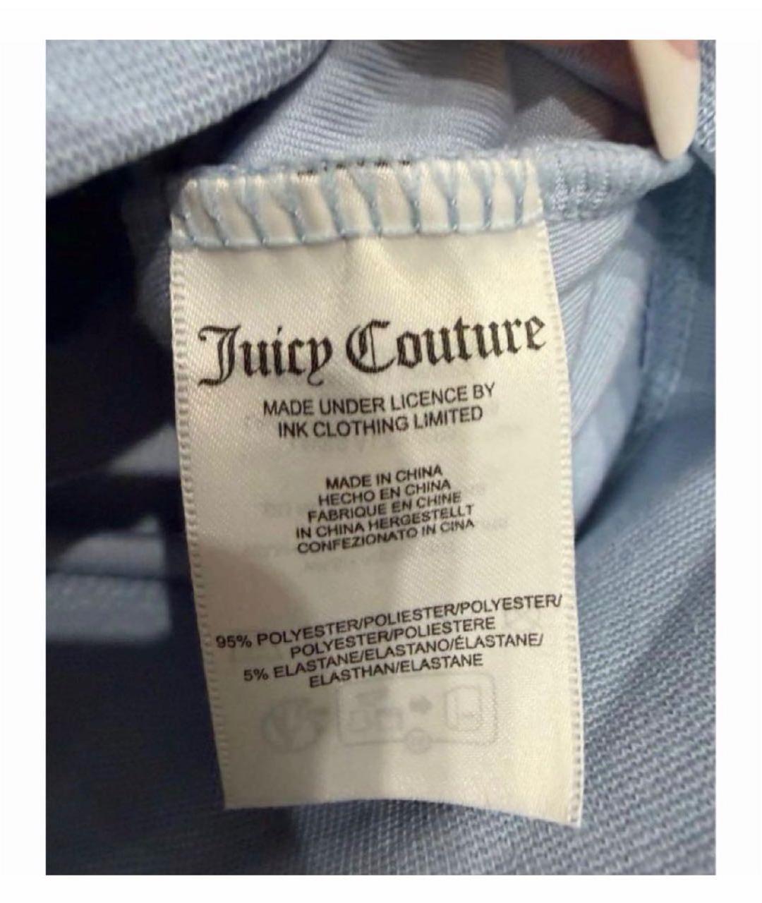 JUICY COUTURE Голубой полиэстеровый костюм с брюками, фото 7