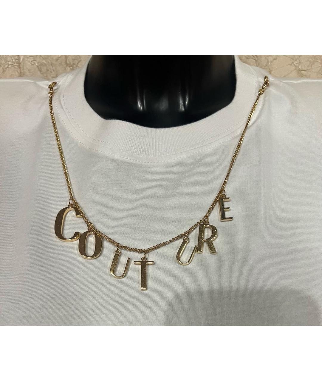 VERSACE Белая хлопковая футболка, фото 7