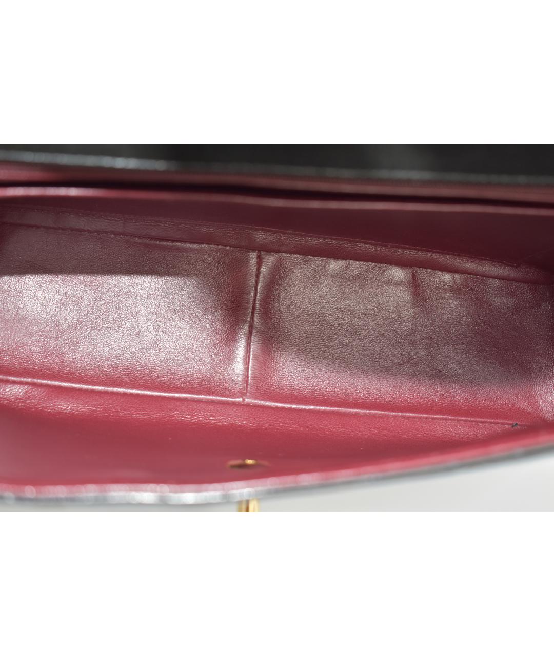 CHANEL Черная кожаная сумка через плечо, фото 4